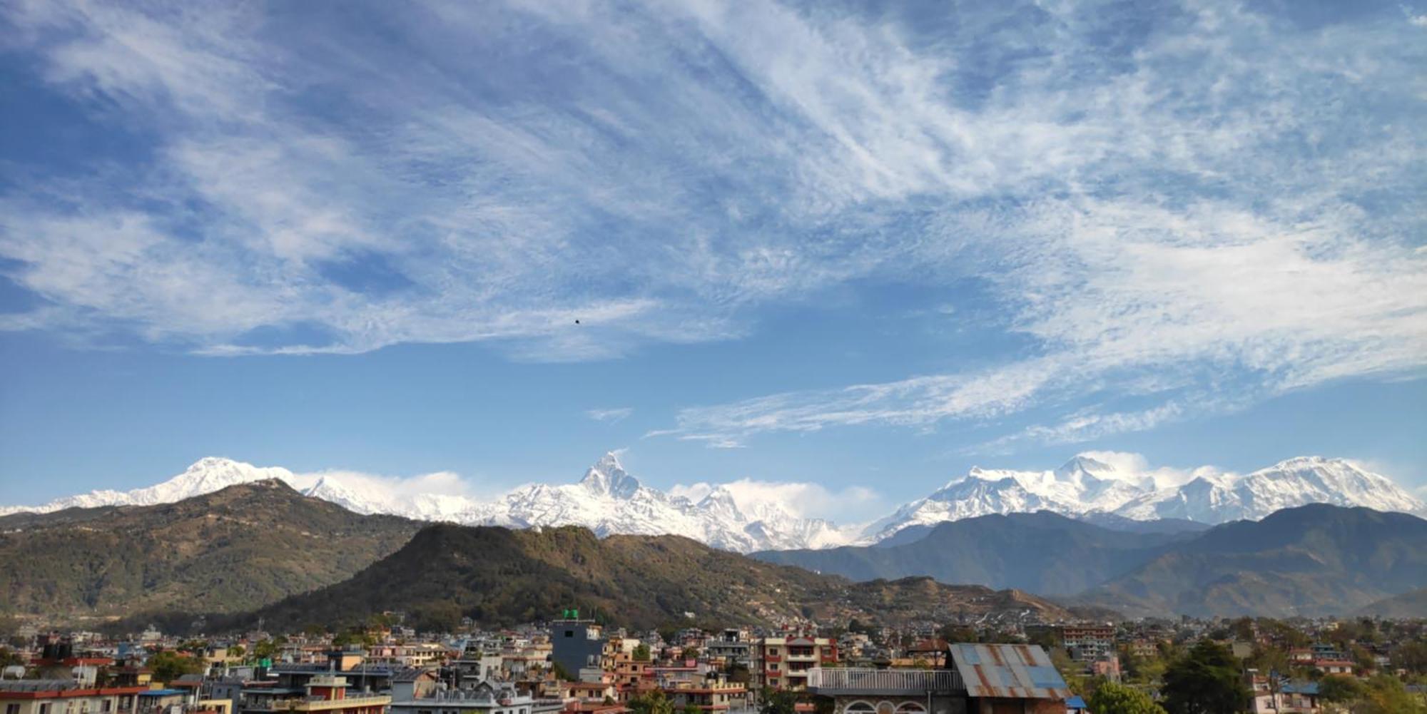 Hotel Mountain View - Lakeside Pokhara Esterno foto